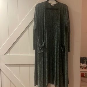 Lularoe Sarah Long Duster Sweater Large